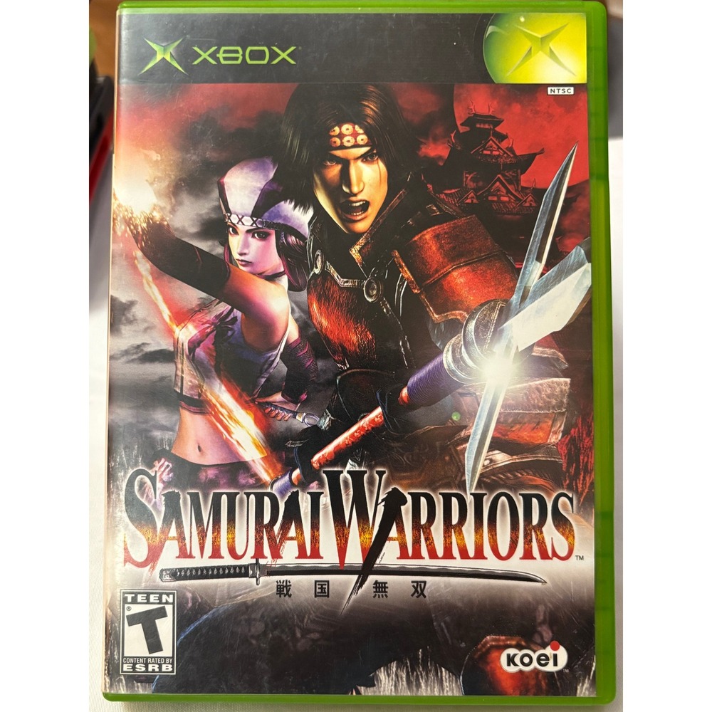 Samurai Warriors Xbox Video Game Disc Case Manual Complete‎